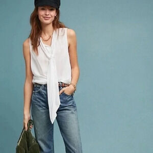 NewAnthropologie-Cloth & Stone Sleeveless Blouse